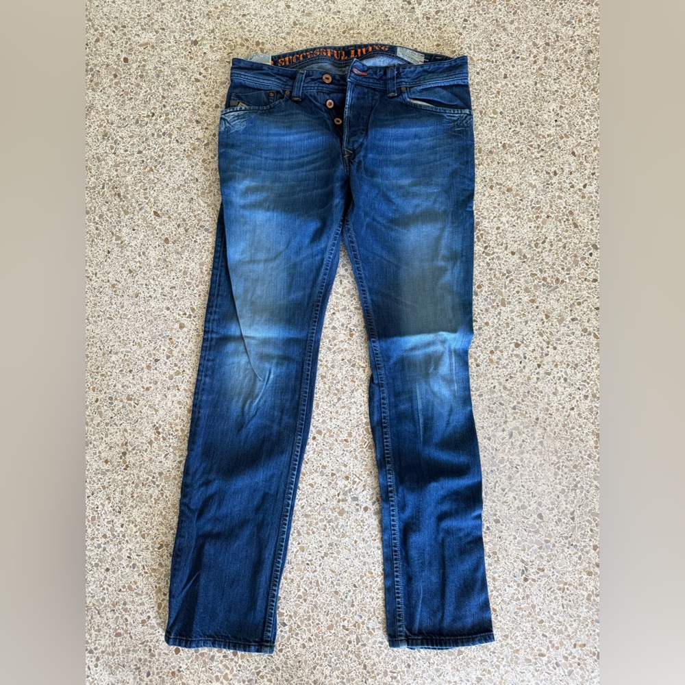Diesel Darron Blue Denim Jeans